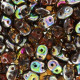 SuperDuo Beads 2.5x5mm Smoky Topaz - Vitral